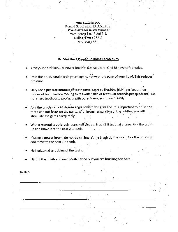 Proper Brushing Techniques