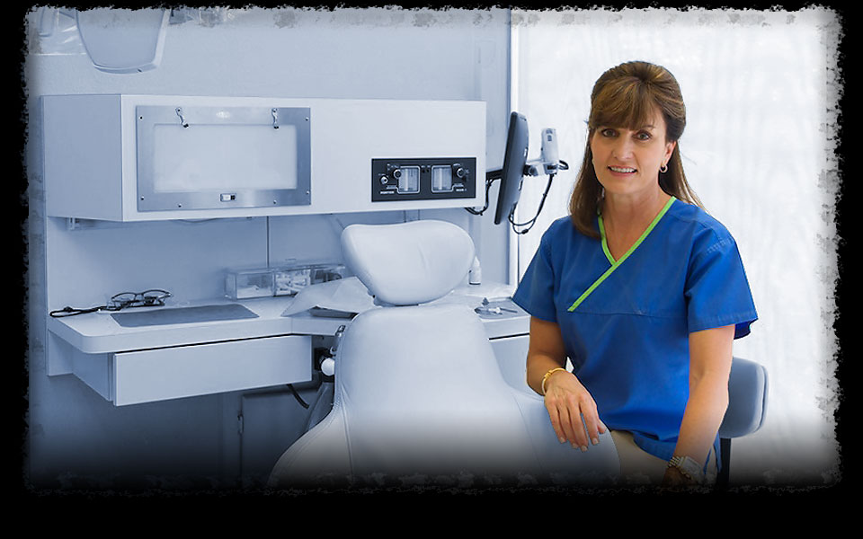 Janet Stukalin pictured in her office