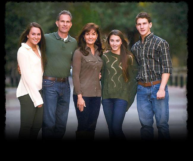 Dr. Stukalin is pictured with her family